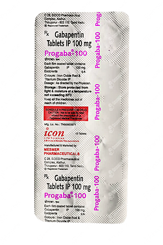 Progaba 100 MG Tablet 10