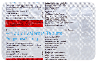 Progynova 2mg Tablet 28