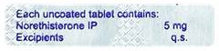 Prolin N 5 Mg Tablet 10