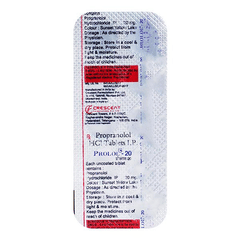 Prolol 20 Tablet 10