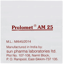 Prolomet Am 25 Tablet 10 Prolomet Am 25 Tablet 10