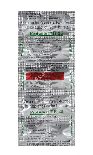 Prolomet R 25/2.5 MG Tablet Er 10