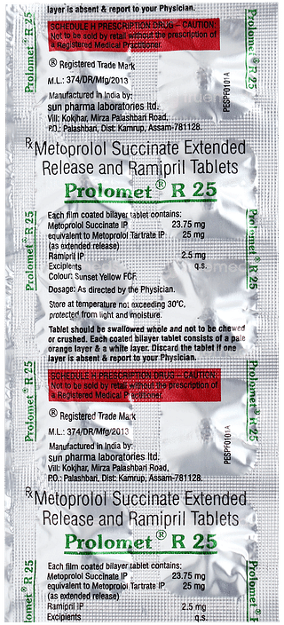 Prolomet R 25 Tablet 10