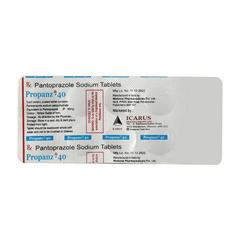 Propanz 40 Mg Tablet 10