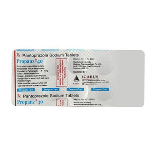 Propanz 40 Mg Tablet 10
