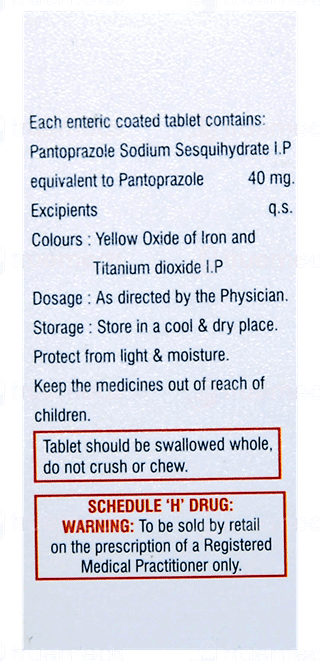 Protocent 40 Mg Tablet 10