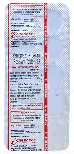 Protocent 40 Mg Tablet 10 Protocent 40 Mg Tablet 10