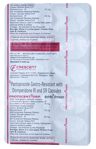 Protocent Dsr 10/40 Mg Tablet 10