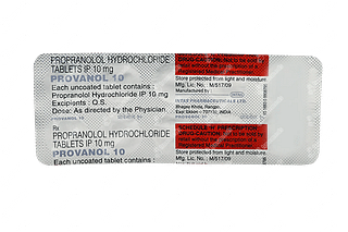 Provanol 10 MG Tablet 10