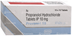 Provanol 10 Tablet 10 Provanol 10 Tablet 10