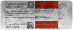 Provanol 10 Tablet 10 Provanol 10 Tablet 10