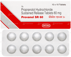 Provanol Sr 60 Tablet 10 Provanol Sr 60 Tablet 10