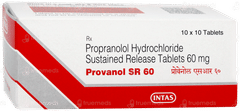 Provanol Sr 60 Tablet 10 Provanol Sr 60 Tablet 10