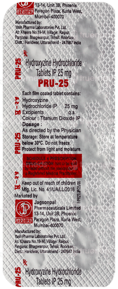 Pru 25 Tablet 10 Pru 25 Tablet 10