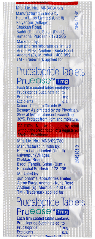 Pruease 1mg Tablet 10