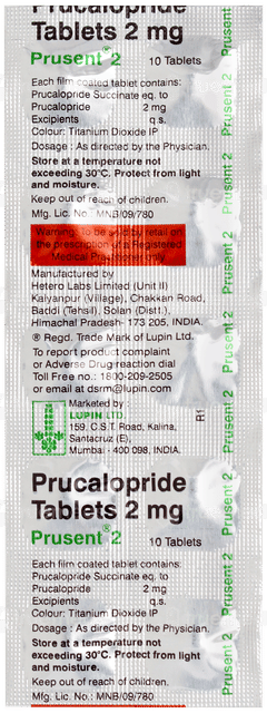 Prusent 2 Tablet 10 Prusent 2 Tablet 10