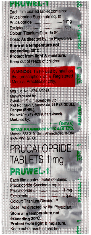 Pruwel 1 Tablet 10