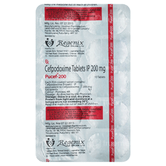 Pucef 200 Mg Tablet 10 Pucef 200 Mg Tablet 10