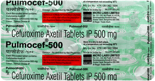 Pulmocef 500 Tablet 10