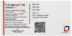 Pulmonext 10 Tablet 10 Pulmonext 10 Tablet 10