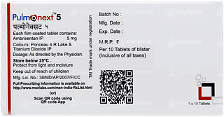 Pulmonext 5 Tablet 10