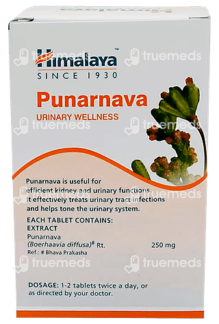 Himalaya Pure Herbs Punarnava Urinary Wellness Tablet 60