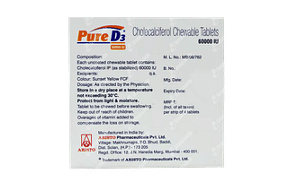 Pure D3 60000iu Sugar Free Chewable Tablet 4