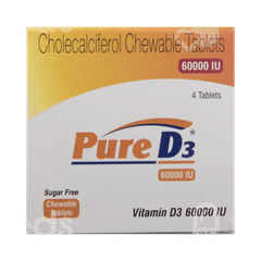 Pure D3 60000iu Sugar Free Chewable Tablet 4