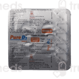 Pure D3 60000iu Sugar Free Chewable Tablet 4