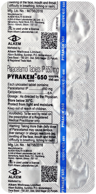 Pyrakem 650 Tablet 10