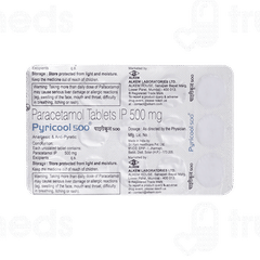 Pyricool 500 MG Tablet 15 Pyricool 500 MG Tablet 15