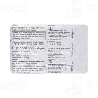 Pyricool 500 MG Tablet 15