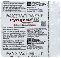 Pyrigesic 650 Tablet 15 Pyrigesic 650 Tablet 15