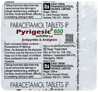 Pyrigesic 650 Tablet 15