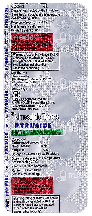 Pyrimide 100 MG Tablet 10