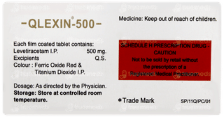 Qlexin 500mg Tablet 10