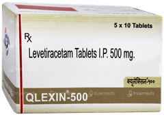 Qlexin 500mg Tablet 10