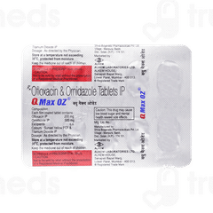Qmax Oz 200/500 MG Tablet 10 Qmax Oz 200/500 MG Tablet 10