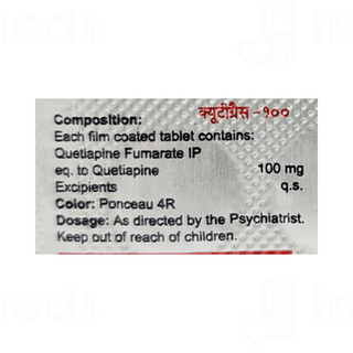 Quetigress 100 MG Tablet 10