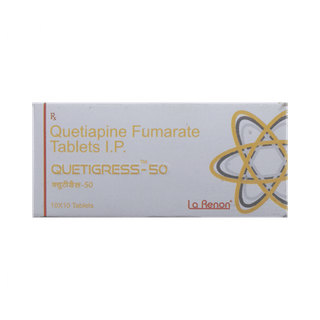 Quetigress 50 MG Tablet 10