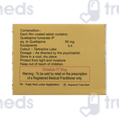 Quetigress 50 MG Tablet 10