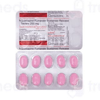 Quetigress Sr 200 MG Tablet 10