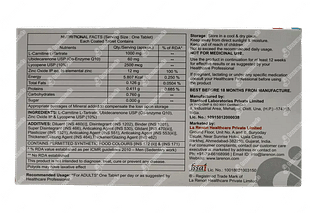 Qurozyme 2500 Mcg/1000mg/60mg/12.5mg Tablet 10