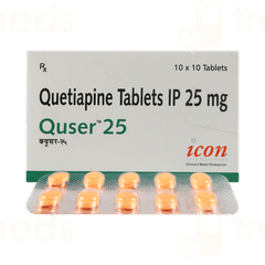 Quser 25 MG Tablet 10