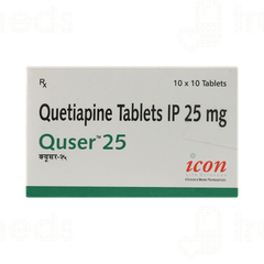 Quser 25 MG Tablet 10