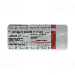 Quser 25 MG Tablet 10