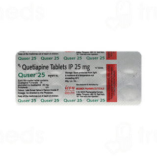 Quser 25 MG Tablet 10