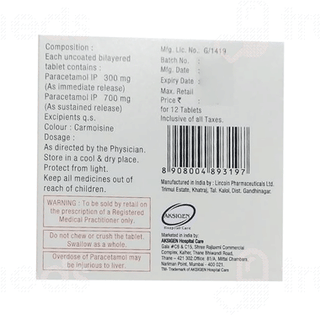 Qustain P 1000 Tablet 12