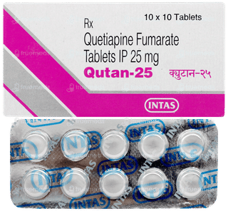 Qutan 25 MG Tablet 10