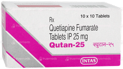 Qutan 25 MG Tablet 10